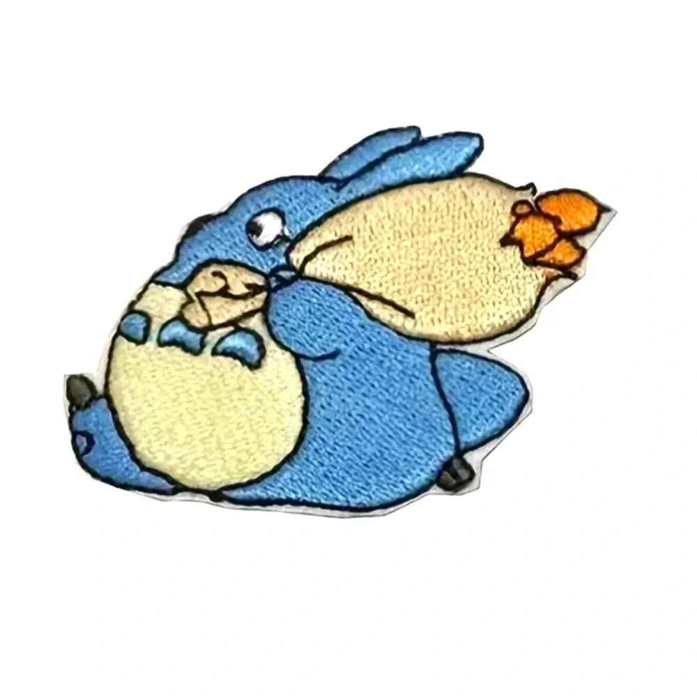 Embroidered Iron On Totoro Patch